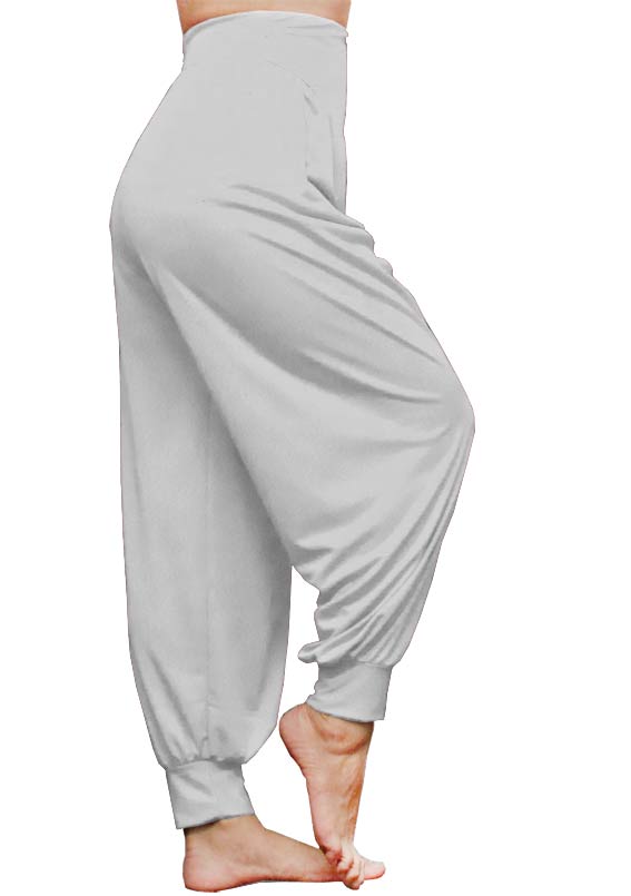 Pantalon yoga fluide taille haute certifié GOTS