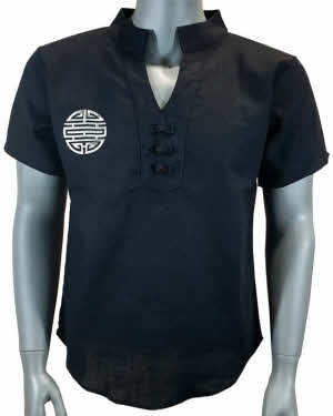 T-Shirt en lin noir